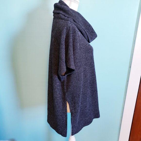 LOFT Knit Short Sleeves Soft Cowl Neck Sweater - Picture 2 of 6